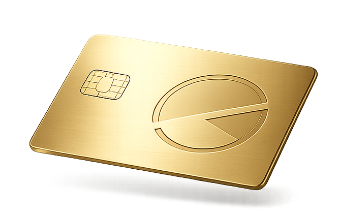 Aurra Gold Card (tilted)